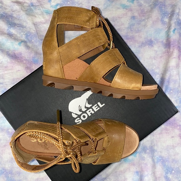 Sorel Shoes - 💭[ Sorel ] Joanie II Lace in Camel Brown